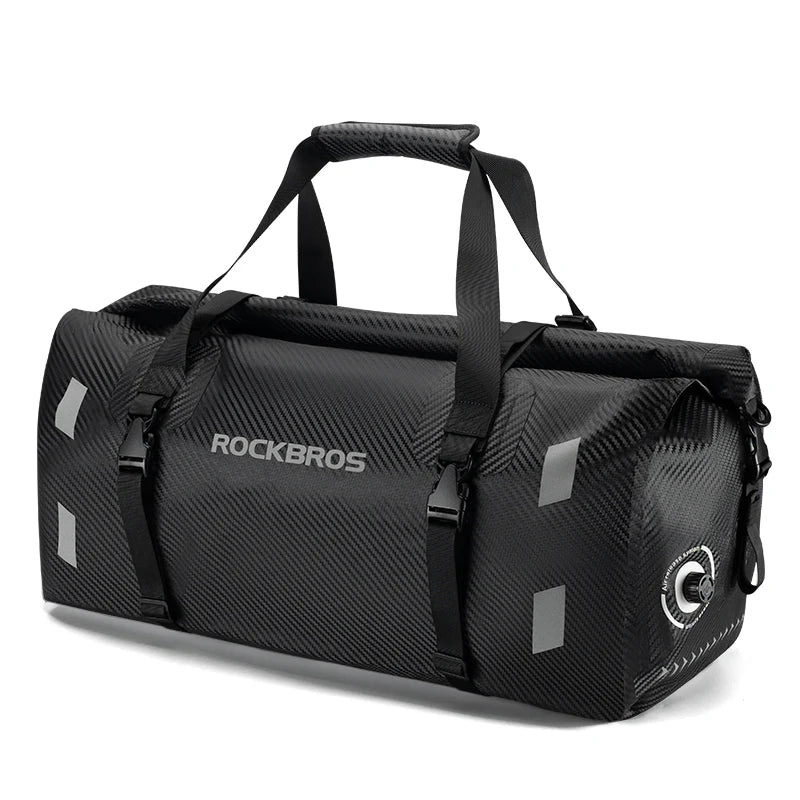 Motorcycle Rear Tail Bag Saddle Bag Luggage Storage Pannier Waterproof 50L (30140073001)